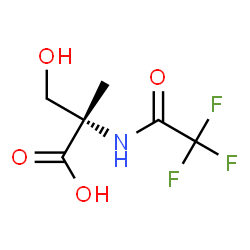 Serine,2-methyl-N-(trifluoroacetyl)- (9CI) structure