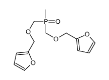 2-[[furan-2-ylmethoxymethyl(methyl)phosphoryl]methoxymethyl]furan Structure