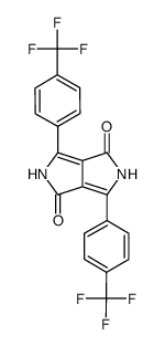 3,6-bis[4-(trifluoromethyl)phenyl]-2,5-dihydropyrrolo[3,4-c]-pyrrole-1,4-dione结构式