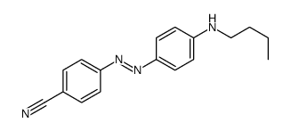 4-[[4-(butylamino)phenyl]diazenyl]benzonitrile结构式