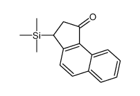 3-trimethylsilyl-2,3-dihydrocyclopenta[a]naphthalen-1-one结构式