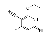 6-amino-2-ethoxy-4-methylpyridine-3-carbonitrile Structure