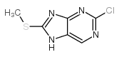 2-CHLORO-8-(METHYLTHIO)-7H-PURINE picture