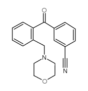 3'-CYANO-2-MORPHOLINOMETHYL BENZOPHENONE Structure