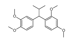 1-[1-(3,4-dimethoxyphenyl)-2-methylpropyl]-2,4-dimethoxybenzene结构式
