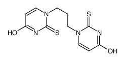 1-[3-(4-oxo-2-sulfanylidenepyrimidin-1-yl)propyl]-2-sulfanylidenepyrimidin-4-one Structure