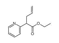 2-pyridin-2-yl-pent-4-enoic acid ethyl ester结构式