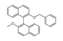 1-(2-methoxynaphthalen-1-yl)-2-phenylmethoxynaphthalene结构式