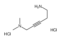 N,N-dimethylpent-2-yne-1,5-diamine,dihydrochloride Structure