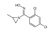 N-[(2,4-dichlorophenyl)-(2-methylaziridin-1-yl)methylidene]hydroxylamine Structure