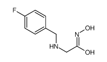 2-[(4-fluorophenyl)methylamino]-N-hydroxyacetamide结构式