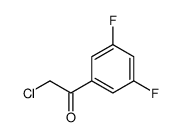 2-chloro-1-(3,5-difluorophenyl)ethanone Structure