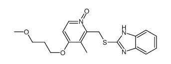 2-[[4-(3-methoxypropoxy)-3-methyl-1-oxidopyridin-1-ium-2-yl]methylsulfanyl]-1H-benzimidazole Structure
