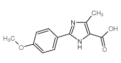 2-(4-methoxyphenyl)-5-methyl-1H-imidazole-4-carboxylic acid Structure