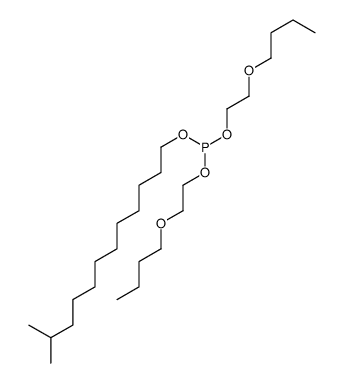 bis(2-butoxyethyl) isotridecyl phosphite Structure