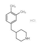 4-[(3,4-dimethylphenyl)methyl]piperidine,hydrochloride Structure