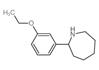 2-(3-乙氧基苯基)-氮杂烷结构式