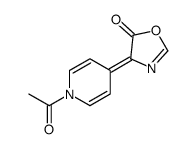 4-(1-acetylpyridin-4-ylidene)-1,3-oxazol-5-one Structure