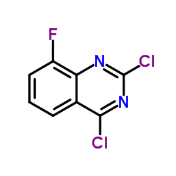 2,4-Dichloro-8-fluoroquinazoline structure