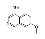 7-Methoxy-4-isoquinolinamine结构式