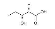 Pentanoic acid, 3-hydroxy-2-methyl-, (2R,3S)-rel结构式