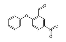 5-nitro-2-(phenoxy)benzaldehyde结构式