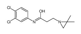 N-(3,4-dichlorophenyl)-3-(2,2-dimethylaziridin-1-yl)propanamide Structure