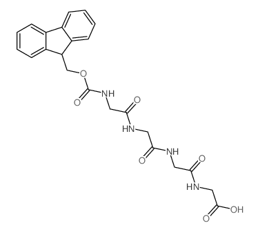 N-[(9H-Fluoren-9-ylmethoxy)carbonyl]glycylglycylglycylglycine structure