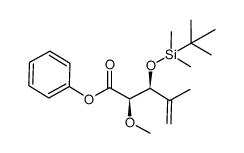 phenyl 3-(tert-butyldimethylsilyloxy)-2-methoxy-4-methylpent-4-enoate Structure