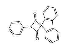 1'-oxo-2'-phenyl-1'λ4-spiro[fluorene-9,4'-[1,2]thiazetidin]-3'-one Structure