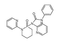 1-(2-oxo-1-pyridin-2-yl-2λ5-[1,2]azaphosphinan-2-yl)-3-phenyl-1-pyridin-2-yl-urea Structure