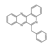 6-benzyl-quino[3,4-b]quinoxaline Structure