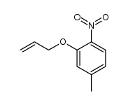 1-(2-propenyloxy)-3-methyl-6-nitrobenzene结构式