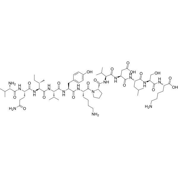 Tau Peptide (306-317) trifluoroacetate salt Structure