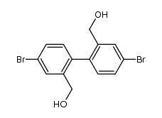 4,4'-dibromo-2,2'-bis(hydroxymethyl)-1,1'-biphenyl Structure