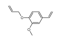 4-allyl-oxy-3-methoxystyrene结构式