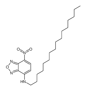 N-hexadecyl-4-nitro-2,1,3-benzoxadiazol-7-amine Structure