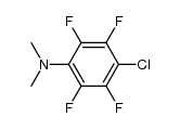 4-Chloro-2,3,5,6-tetrafluoro-N,N-dimethylaniline结构式