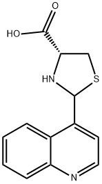 2-(4-Quinolinyl)thiazolidine-4-carboxylic acid Structure