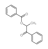 1-Propanone,2-(benzoyloxy)-1-phenyl- Structure