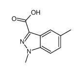 1,5-dimethyl-1H-indazole-3-carboxylic acid结构式