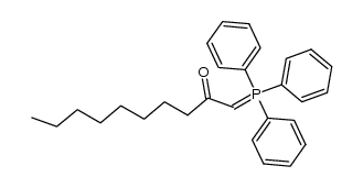 1-(triphenylphosphoranylidene)decan-2-one结构式