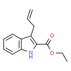 Ethyl 3-Allylindole-2-carboxylate Structure