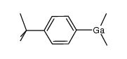 dimethyl(4-tert-butylphenyl)gallium Structure