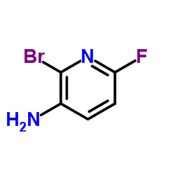 2-Bromo-6-fluoropyridin-3-amine structure