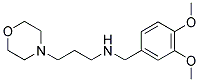 (3,4-DIMETHOXY-BENZYL)-(3-MORPHOLIN-4-YL-PROPYL)-AMINE结构式