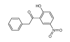 5-Nitro-2-hydroxy-ω-phenyl-acetophenon Structure