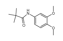 3',4'-dimethoxy-2,2-dimethylpropioanilide结构式