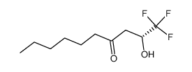 (R)-1,1,1-Trifluoro-2-hydroxy-decan-4-one Structure