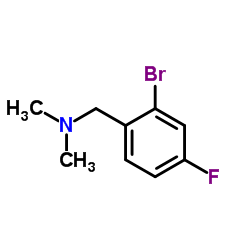 BENZENEMETHANAMINE, 2-BROMO-4-FLUORO-N,N-DIMETHYL- picture